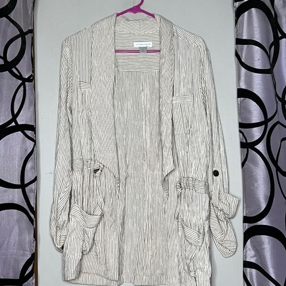 Christopher & Banks Lose Lapel Blazer Coat - Picture 1 of 11